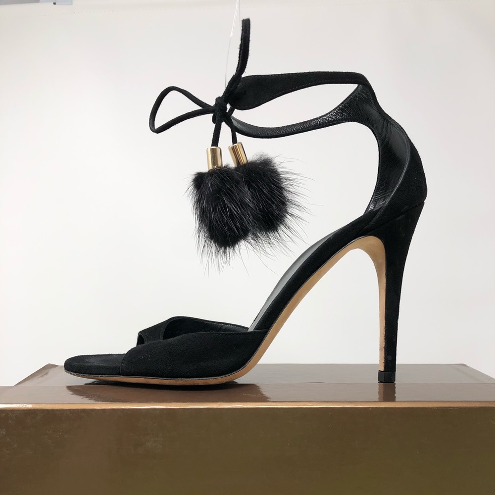 Gucci Mink Pom Pom Stilettos - Picture 2 of 8